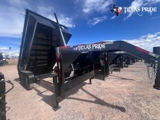 7x14x3 14K Gooseneck TEXAS PRIDE DUMP