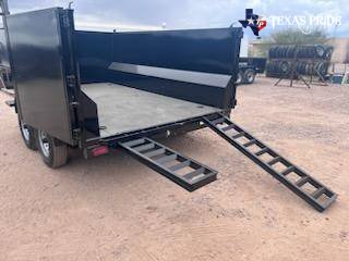 2025 Texas Pride 7x12x4 14k Bumper Pull Dump Trailer