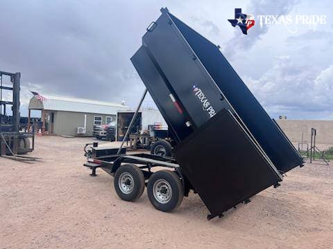 2025 Texas Pride 7x12x4 14k Bumper Pull Dump Trailer