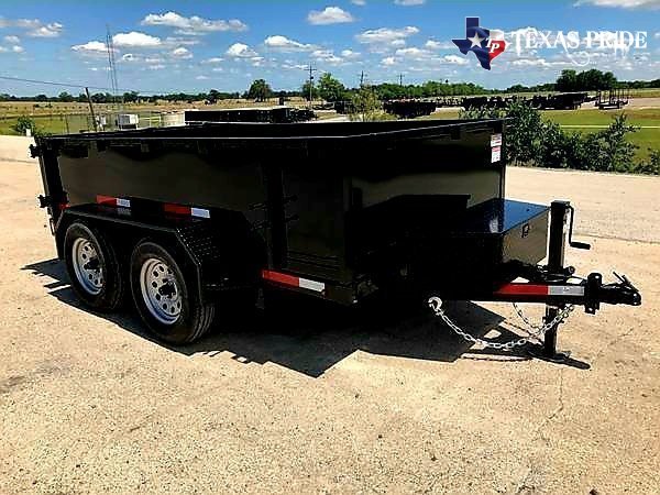2026 Texas Pride 6x10x2 7k Bumper Pull Dump Trailer