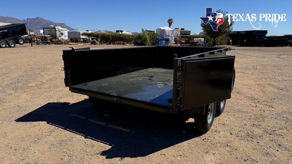 2026 Texas Pride 6x10x2 7k Bumper Pull Dump Trailer