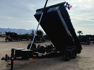 2026 7X14X2 14K Bumper Pull Dump Trailer Texas Pride