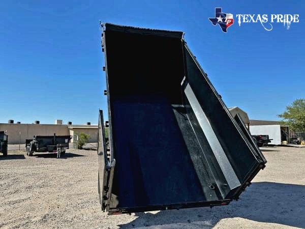 2025 Texas Pride 7x16x4 14k Bumper Pull Dump Trailer
