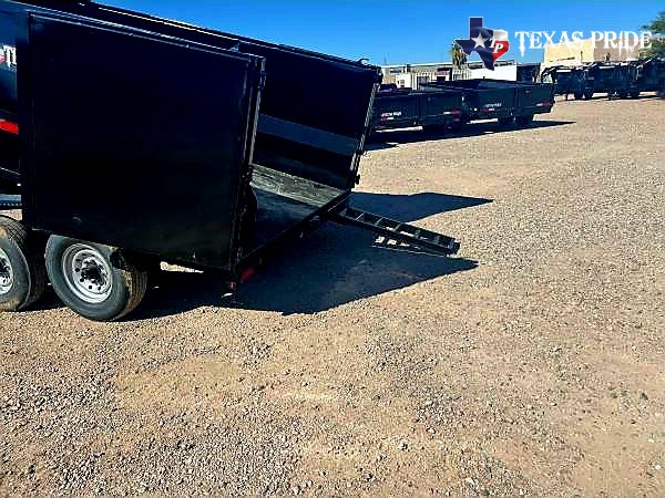 2025 Texas Pride 7x16x4 14k Bumper Pull Dump Trailer
