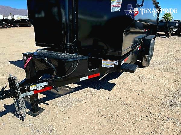2025 Texas Pride 7x16x4 14k Bumper Pull Dump Trailer