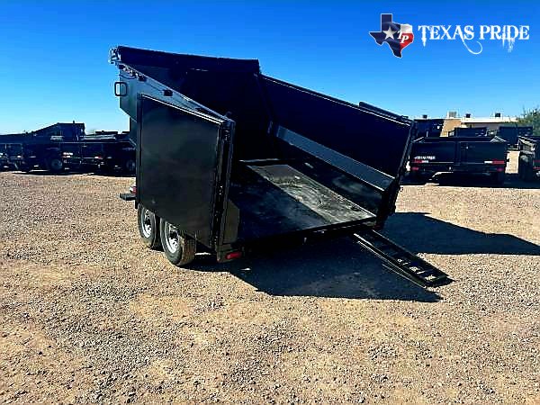 2025 Texas Pride 7x16x4 14k Bumper Pull Dump Trailer