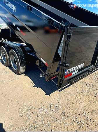 2025 Texas Pride 7x16x4 14k Bumper Pull Dump Trailer