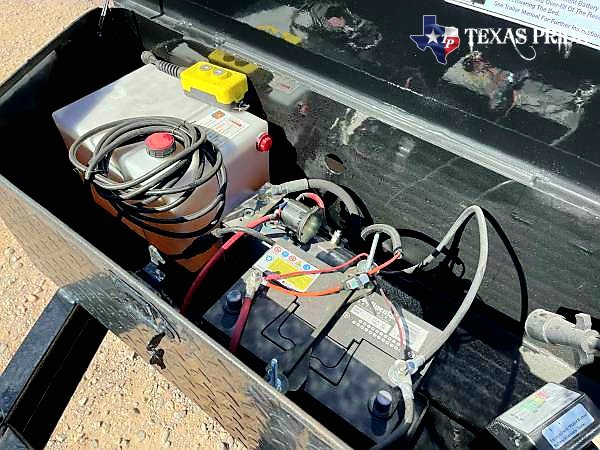 2025 Texas Pride 7x16x4 14k Bumper Pull Dump Trailer