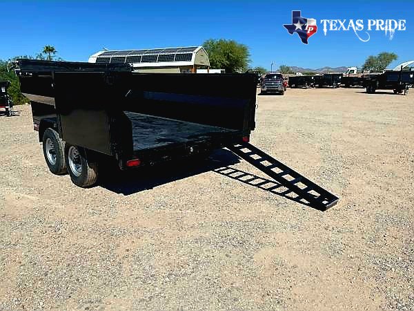 2025 Texas Pride 7x16x4 14k Bumper Pull Dump Trailer