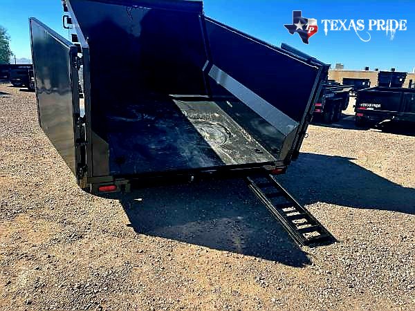 2025 Texas Pride 7x16x4 14k Bumper Pull Dump Trailer