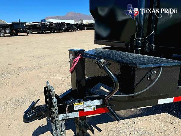 2025 Texas Pride 7x16x4 14k Bumper Pull Dump Trailer