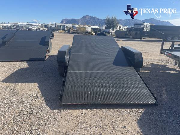 2025 Texas Pride 7x21 14k FlatBed Tilt Equipment/Car Hauler