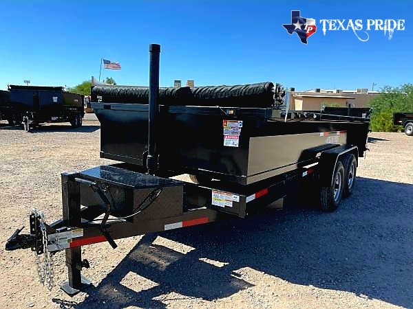2025 Texas Pride 7x16x2 16k Bumper Pull Dump Trailer