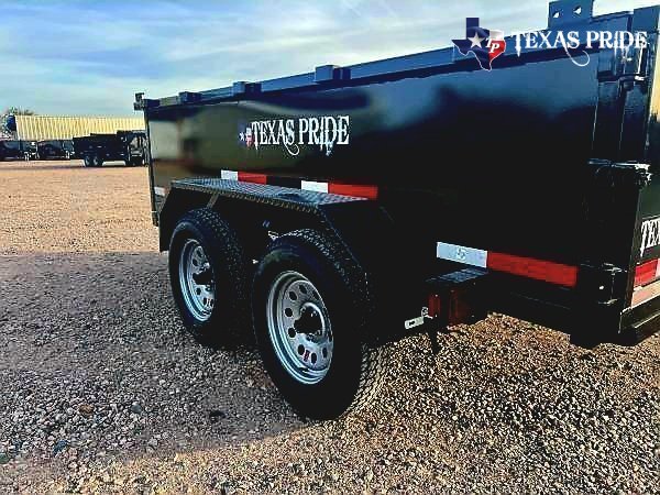 2026 Texas Pride 6x10x2 7k Bumper Pull Dump Trailer