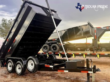 2026 Texas Pride 7X14X3 14K Bumper Pull Dump Trailer