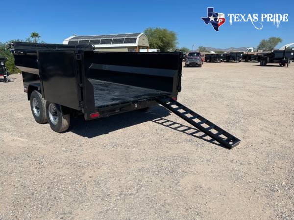 2025 Texas Pride 7x16x4 16k Bumper Pull Dump Trailer