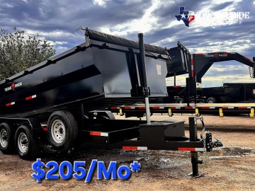 2026 Texas Pride 7x16x3 14k Bumper Pull Dump Trailer