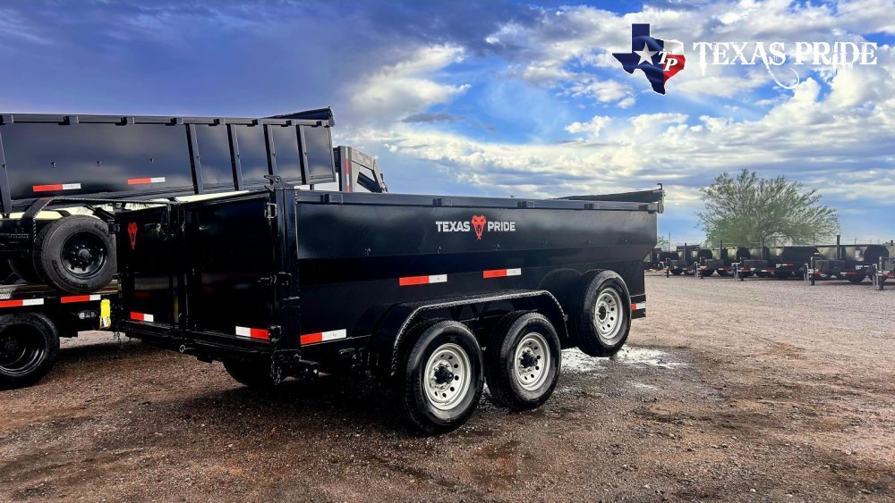2026 Texas Pride 7x14x3 16k Bumper Pull Dump Trailer