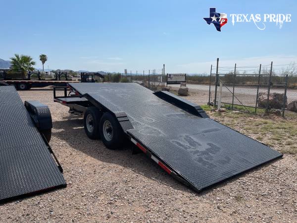 2025 Texas Pride 8.5x21 Tilt Bed/Car-Equipment Hauler Trailer
