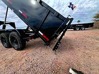 2025 Texas Pride 7x18x3 20k Gooseneck Dump Trailer