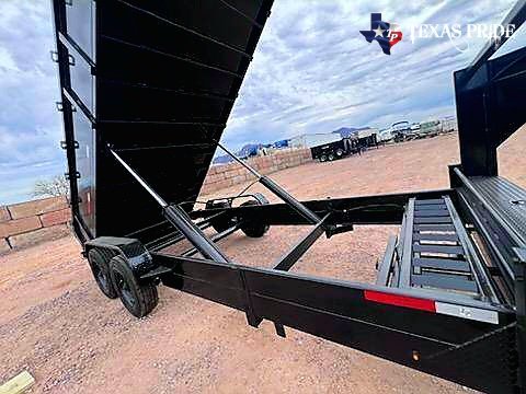 2025 Texas Pride 7x18x3 20k Gooseneck Dump Trailer
