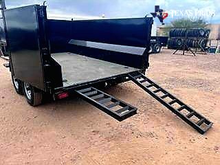 2026 Texas Pride 7X12X4 14k Bumper Pull Dump Trailer