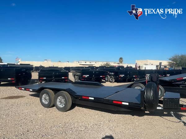 2025 Texas Pride 8.5x21 Tilt Bed/Car-Equipment Hauler Trailer