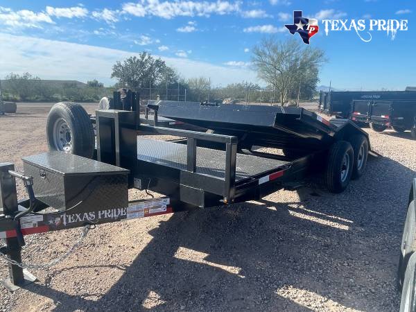 2025 Texas Pride 8.5x21 Tilt Bed/Car-Equipment Hauler Trailer