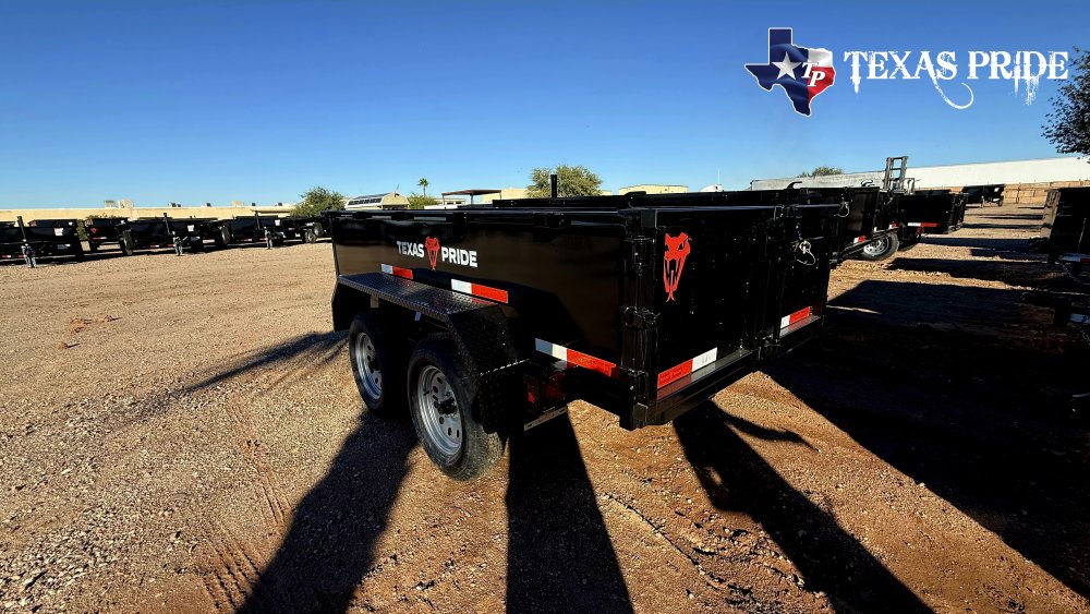 2026 Texas Pride 5x10x2 7k Bumper Pull Dump Trailer