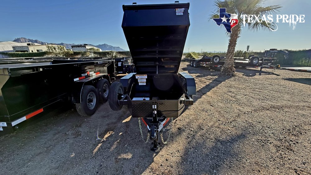 2026 Texas Pride 5x10x2 7k Bumper Pull Dump Trailer