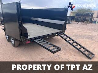 2024 7x12x4 14k GVWR BP TEXAS PRIDE Dump Special