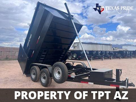 2024 7x12x4 14k GVWR BP TEXAS PRIDE Dump Special