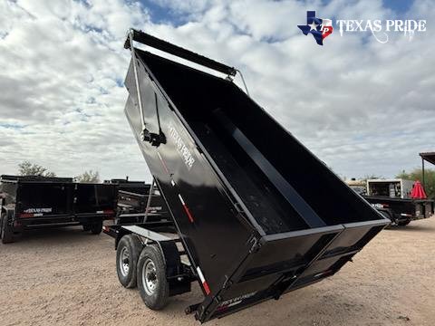 2025 Texas Pride 7x14x4 16k Bumper Pull Dump Trailer