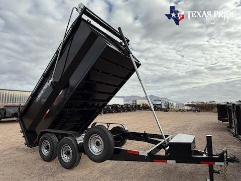 2025 Texas Pride 7x14x4 16k Bumper Pull Dump Trailer