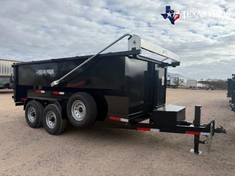 2025 Texas Pride 7x14x4 16k Bumper Pull Dump Trailer