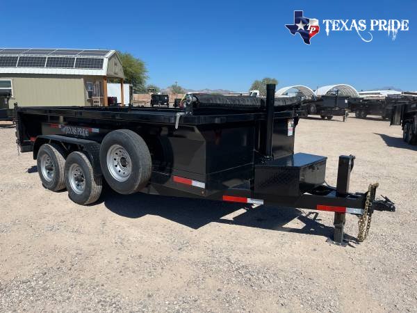 2025 Texas Pride 7x14x2 16k Bumper Pull Dump Trailer