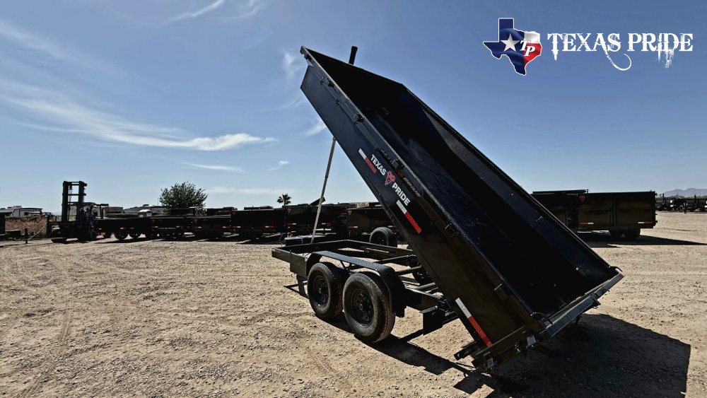 2026 7x16x2 16k Bumper Pull Dump Trailer Texas Pride
