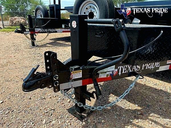 2025 Texas Pride 7x21 14k FlatBed Tilt Equipment/Car Hauler