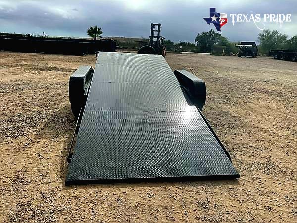 2025 Texas Pride 7x21 14k FlatBed Tilt Equipment/Car Hauler