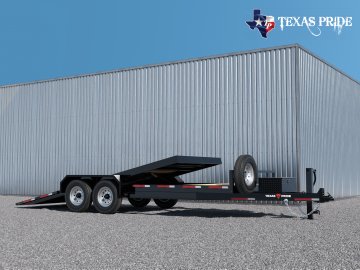 2025 Texas Pride 7x21 14k Pine FlatBed Tilt Equipment/Car Hauler