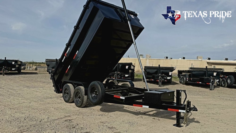 2026 7X14X3 14K Bumper Pull Dump Trailer Texas Pride