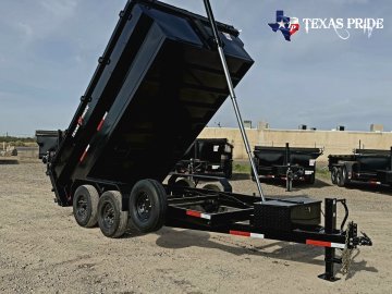 2026 7X14X3 14K Bumper Pull Dump Trailer Texas Pride