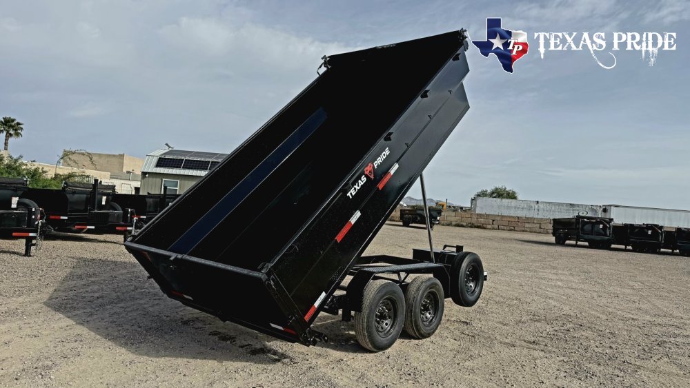 2026 7X14X3 14K Bumper Pull Dump Trailer Texas Pride