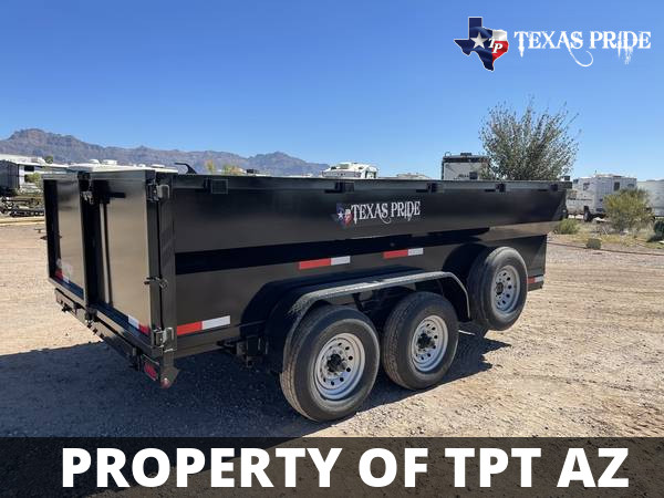 2023 7x14x3 16K BP Dump TEXAS PRIDE DUMP TRAILER