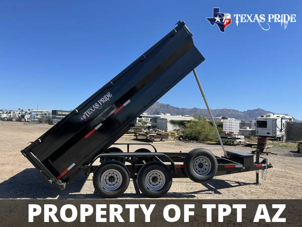 2023 7x14x3 16K BP Dump TEXAS PRIDE DUMP TRAILER