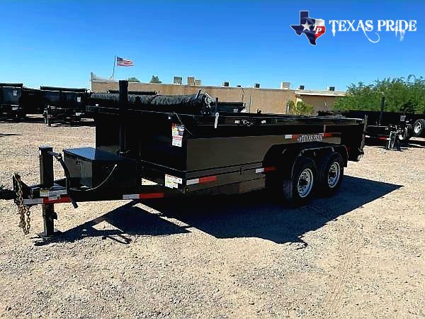 2026 Texas Pride 7X14X2 14K Bumper Pull Dump Trailer