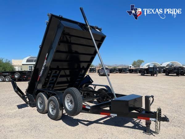 2025 Texas Pride 7X12X2 14K Bumper Pull Dump Trailer