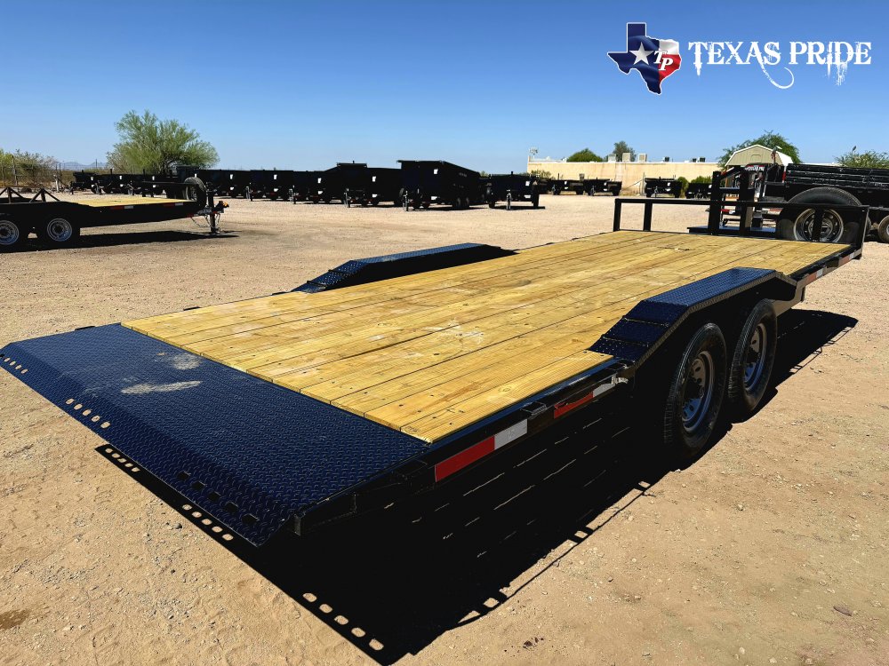2025 Texas Pride 8.5x21 14k Pine Tilt Bed/Car-Equipment Hauler Trailer