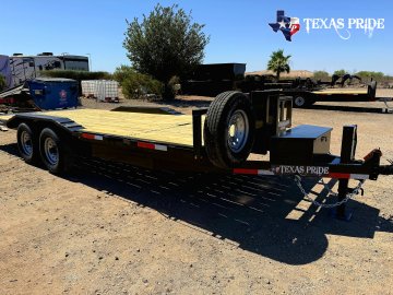 2025 Texas Pride 8.5x21 14k Pine Tilt Bed/Car-Equipment Hauler Trailer