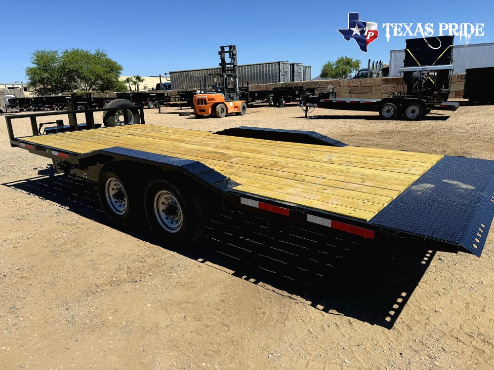 2025 Texas Pride 8.5x21 14k Pine Tilt Bed/Car-Equipment Hauler Trailer